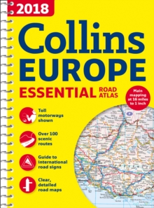 Image for 2018 Collins essential road atlas Europe
