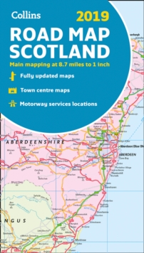 Image for 2019 Collins Map of Scotland