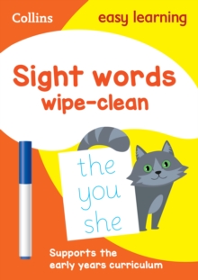 Image for Sight Words Age 3-5 Wipe Clean Activity Book : Ideal for Home Learning