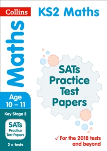 Image for KS2 maths SATs practice test papers  : 2018 tests
