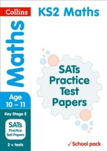 Image for KS2 maths SATs practice test papers (school pack)  : 2018 tests