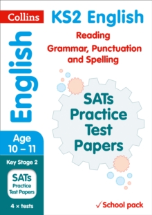 Image for KS2 English Reading, Grammar, Punctuation and Spelling SATs Practice Test Papers (School pack)