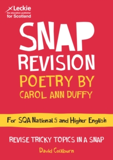 National 5/Higher English Revision: Poetry by Carol Ann Duffy - Cockburn, David