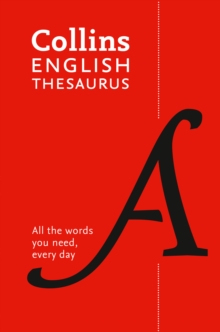 Image for Collins English thesaurus  : all the words you need, every day