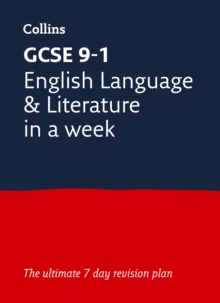 Image for GCSE 9-1 English Language and Literature In A Week