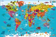 Image for Collins Children’s World Wall Map : An Illustrated Poster for Your Wall
