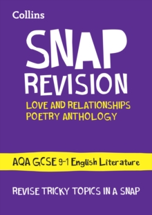 Image for AQA GCSE 9-1 English literature poetry: Love & relationships