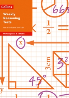 Image for Weekly reasoning tests for Year 6/2nd level for P7/S1