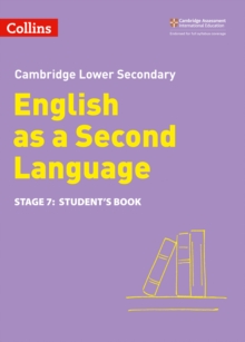 Image for Lower secondary English as a second languageStage 7,: Student's book