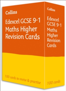 Image for Edexcel GCSE 9-1 Maths Higher Revision Cards : Ideal for the 2024 and 2025 Exams