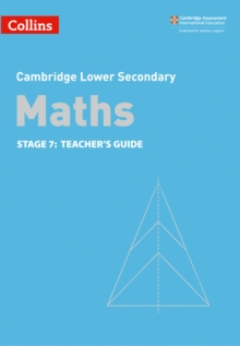 Image for Lower secondary mathsTeacher's guide 7