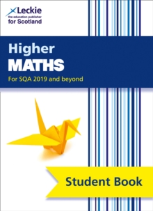 Image for Higher maths  : for Curriculum for Excellence SQA exams: Student book