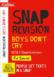 Image for Boys don't cry  : GCSE 9-1 English literature for Edexcel