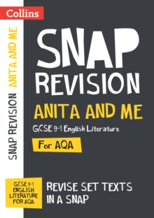 Image for Anita and me  : AQA GCSE 9-1 English literature text guide