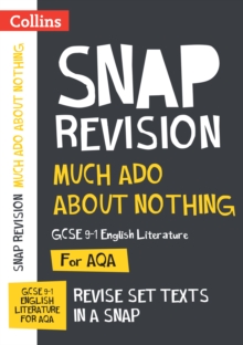 Image for Much ado about nothing  : AQA GCSE 9-1 English literature text guide