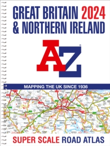 Image for Great Britain A-Z Super Scale Road Atlas 2024 (A3 Spiral)