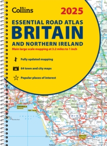 Image for 2025 Collins Essential Road Atlas Britain and Northern Ireland