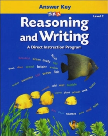 Image for Reasoning and Writing Level C, Additional Answer Key
