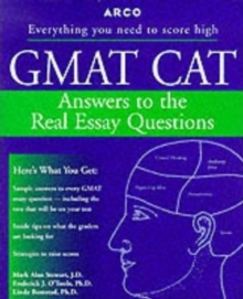Image for GMAT CAT  : answers to the real essay questions