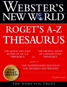 Image for Webster's new world Roget's A-Z thesaurus