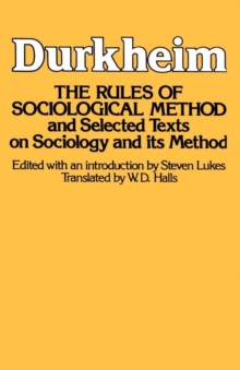 Image for The Rules of Sociological Methods
