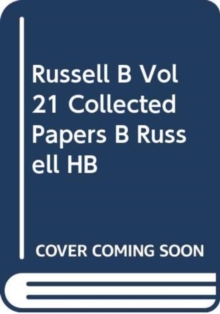 Image for Russell B Vol21 Collected Papers B Russell HB