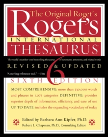 Image for ROGET`S INTERNAIONAL THESAURUS