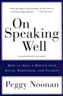 Image for On Speaking Well