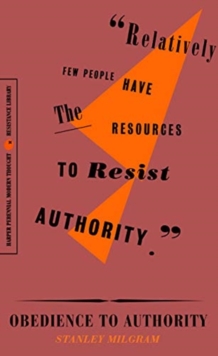 Image for Obedience to Authority : An Experimental View