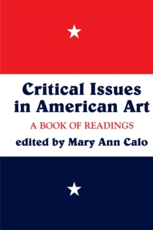 Image for Critical issues in American art : a book of readings
