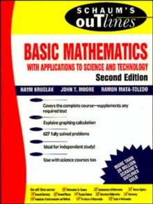 Image for Schaum's Outline of Basic Mathematics with Applications to Science and Technology