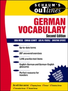 Image for Schaum's Outline of German Vocabulary