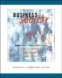 Image for Business and society  : stakeholders, ethics, public policy