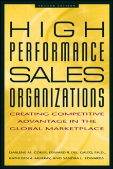Image for High Performance Sales Organizations