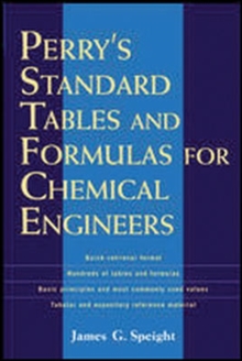 Perry's Standard Tables and Formulae For Chemical Engineers
