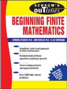 Image for Schaum's Outline of Beginning Finite Mathematics