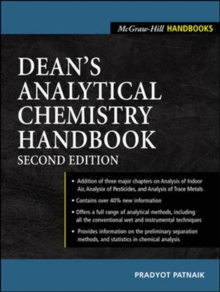 Image for Dean's Analytical Chemistry Handbook