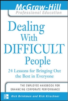Image for Dealing with Difficult People