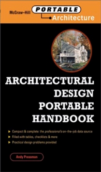 Image for Architectural design portable handbook: a guide to excellent practices