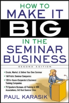 Image for How to make it big in the seminar business