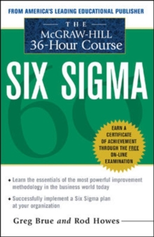 Image for The McGraw Hill 36 Hour Six Sigma Course