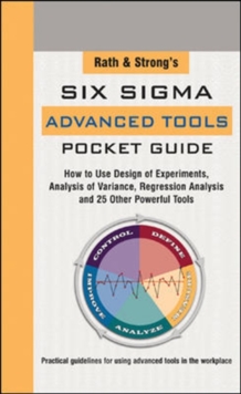 Image for Rath & Strong's Six sigma advanced tools pocket guide