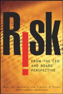 Image for Risk from the CEO and board perspective