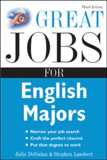 Image for Great Jobs for English Majors, 3rd ed.