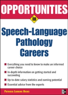 Image for Opportunities in Speech Language Pathology