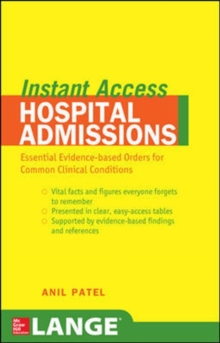 Image for LANGE Instant Access Hospital Admissions