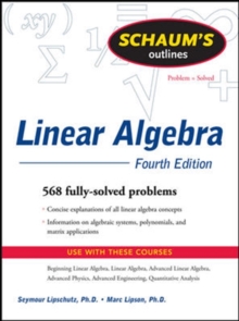 Image for Schaum's Outline of Linear Algebra Fourth Edition