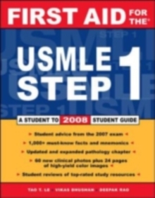 Image for First aid for the USMLE step 1 2008