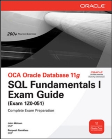 Image for OCA Oracle database 11g - SQL fundamentals I exam guide (exam 1Z0-051)