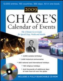 Image for Chase's Calendar of Events 2009 (Book + CD-ROM)